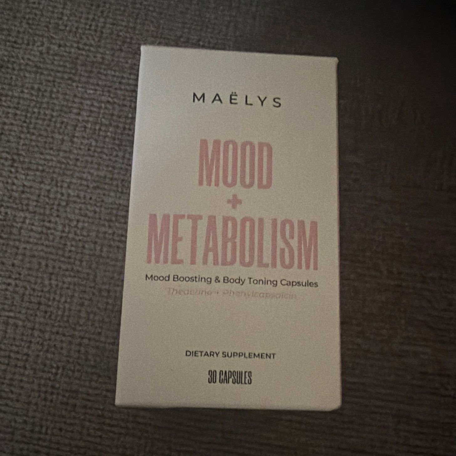 MAËLYS Mood + Metabolism Vegan Dietary Supplement Capsules 30 Mood Support