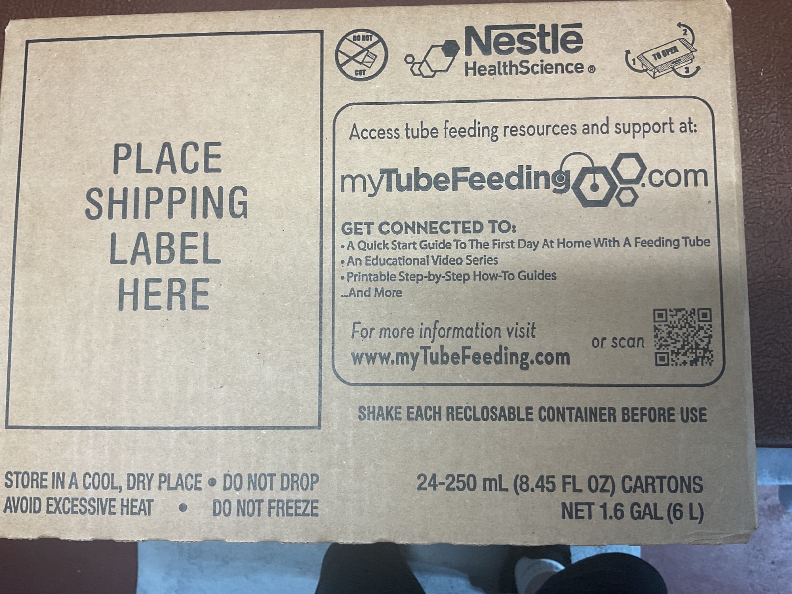 24 Count Nestle Peptamen 1.5 Unflavored Case Oral or Tube Feed exp 22 JUNE 2027
