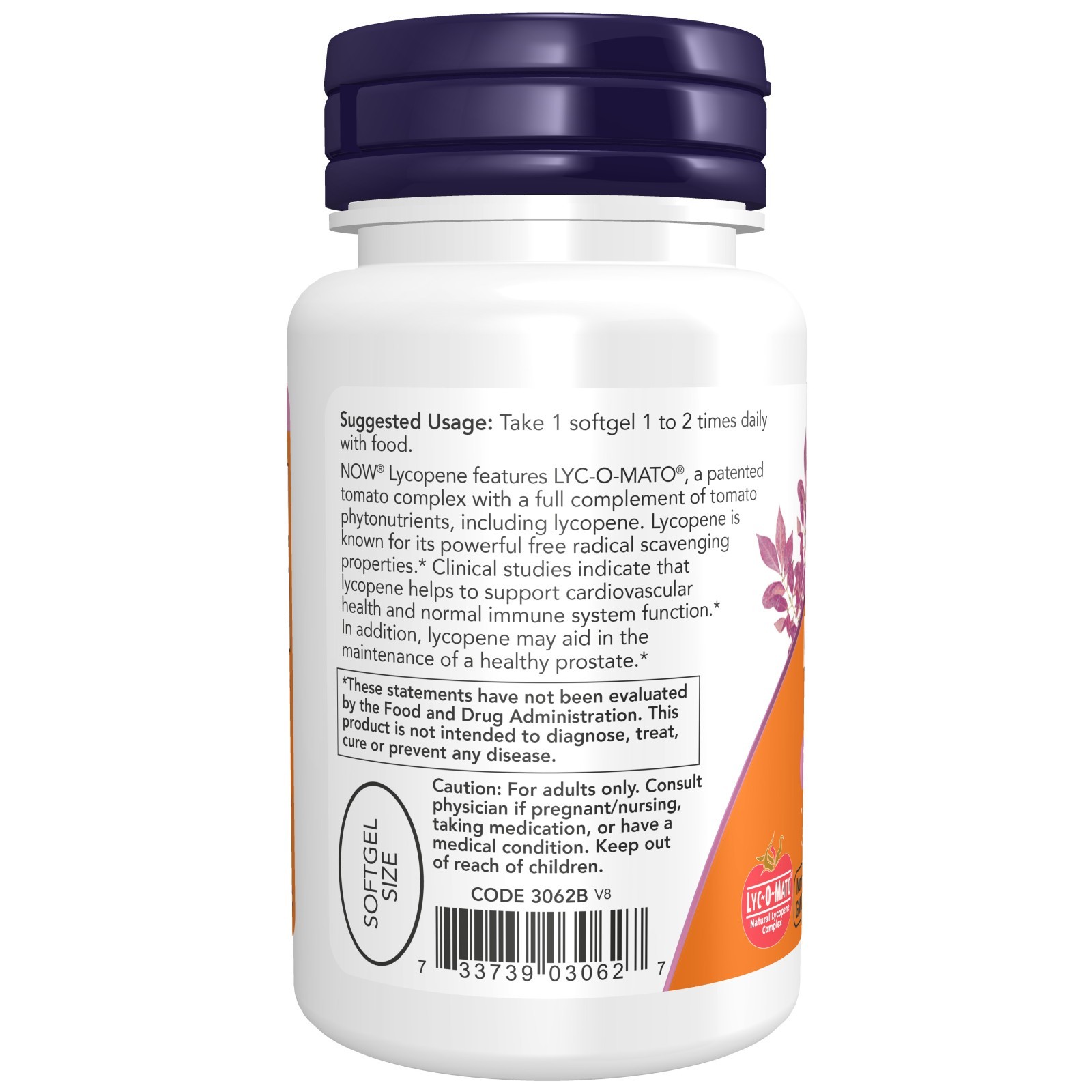 NOW Lycopene 20 mg – 50 Softgels, Supports Vascular & prostate EXP-5-29