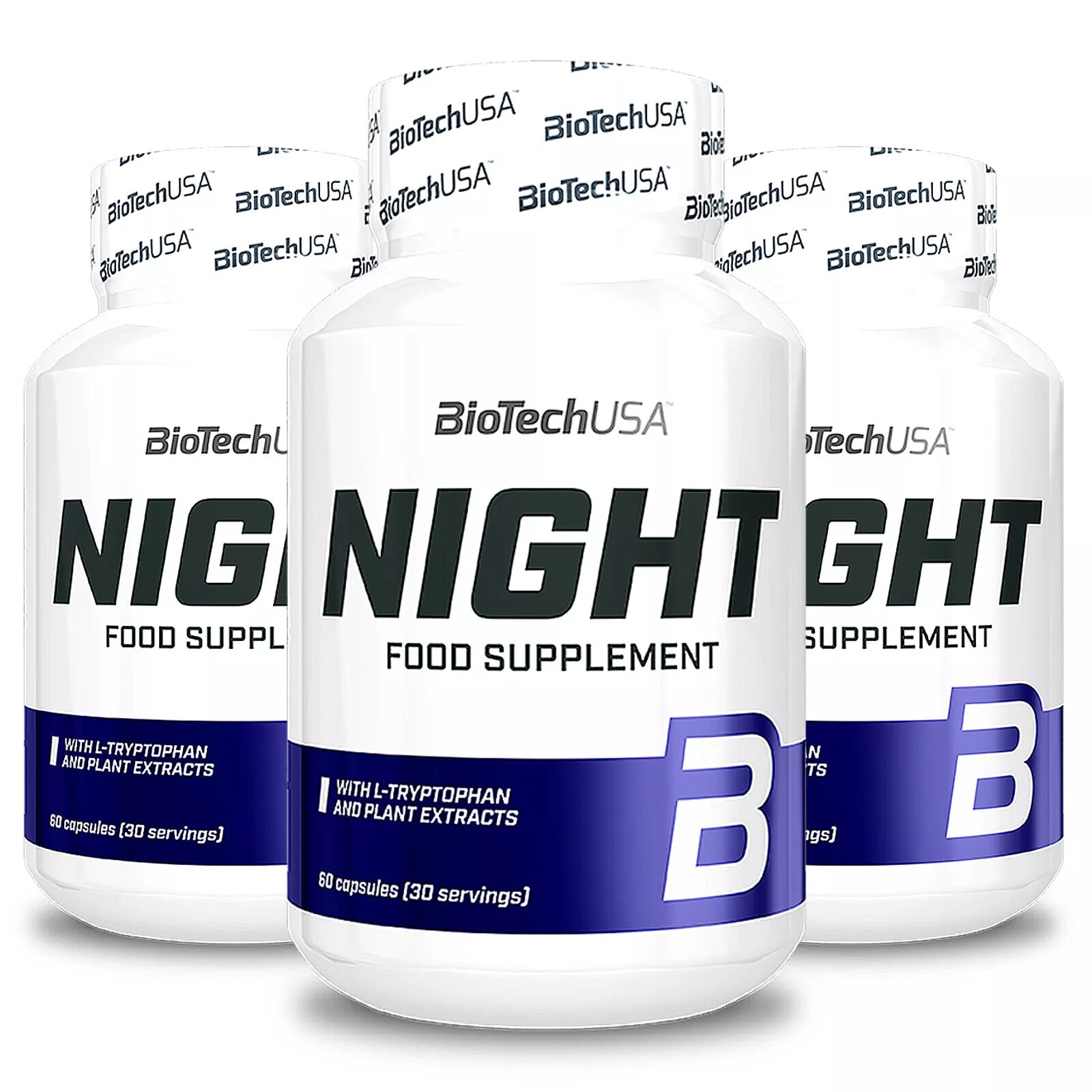 NIGHT – BIOTECH – L-tryptophan, sour cherry and feverfew extract, sleep aid