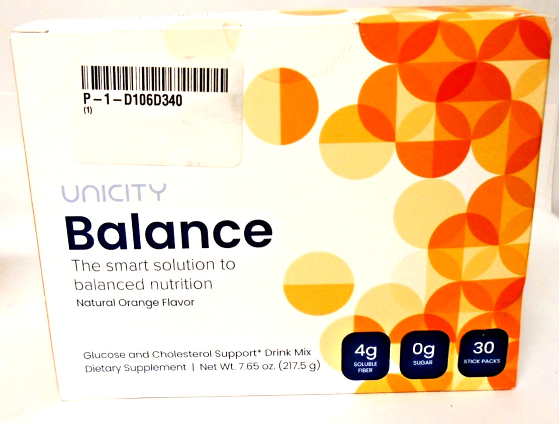 Unicity BALANCE 30 Servings Orange Flavor Exp. 1-13-27 New Sealed Free Shipping