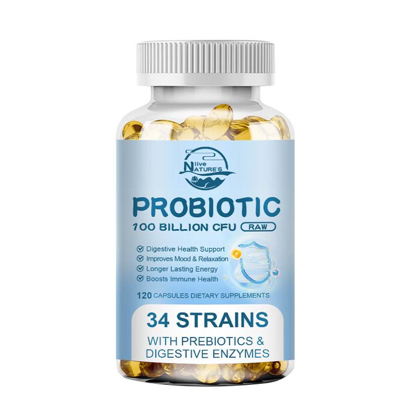 Digestive Enzymes Prebiotic&Probiotics Gas,Constipation&Bloating Relief