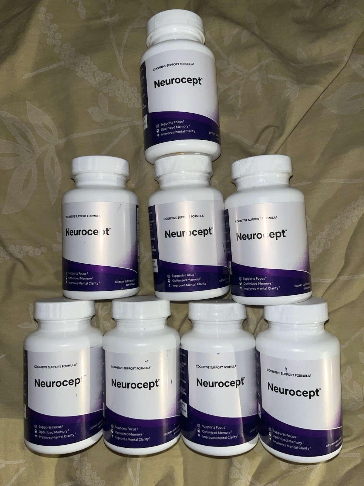Neurocept Nootropic All Natural Formula Brain Supplement 60 Capsules Exp 11/2027