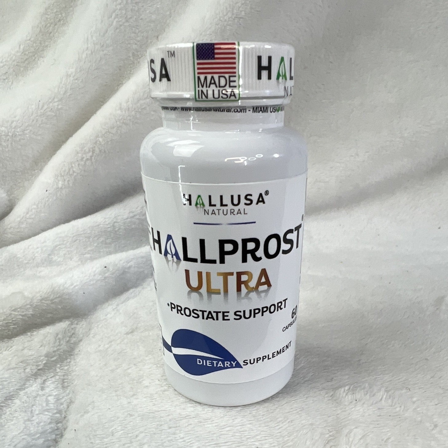 Hallusa Natural Hallprost Ultra Prostate Support 60 Capsules USA Exp 09/2027