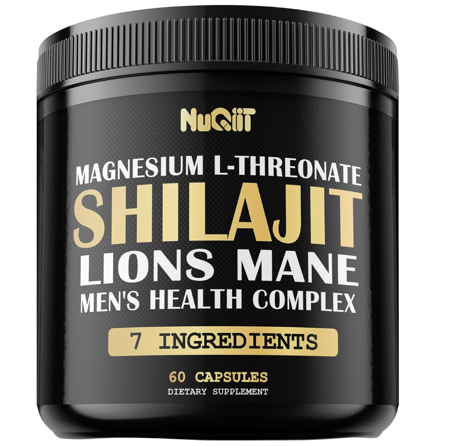 Shilajit Pure Himalayan Organic with Magnesium, Lions Mane, and Men Health Compl