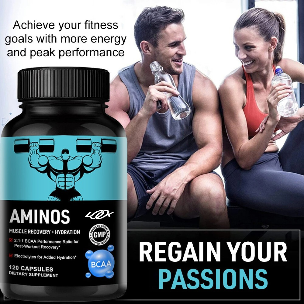 Amino Acid Capsules, Speed Muscle Repair, Boost Stamina & Reduce Soreness