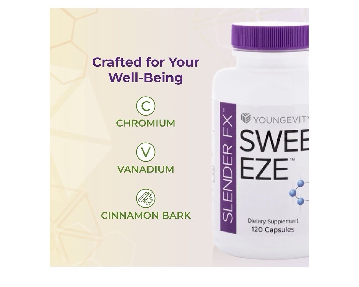 4 Pack Youngevity Slender FX Sweet eze Immune Metabolism Aid Energy Antioxidant