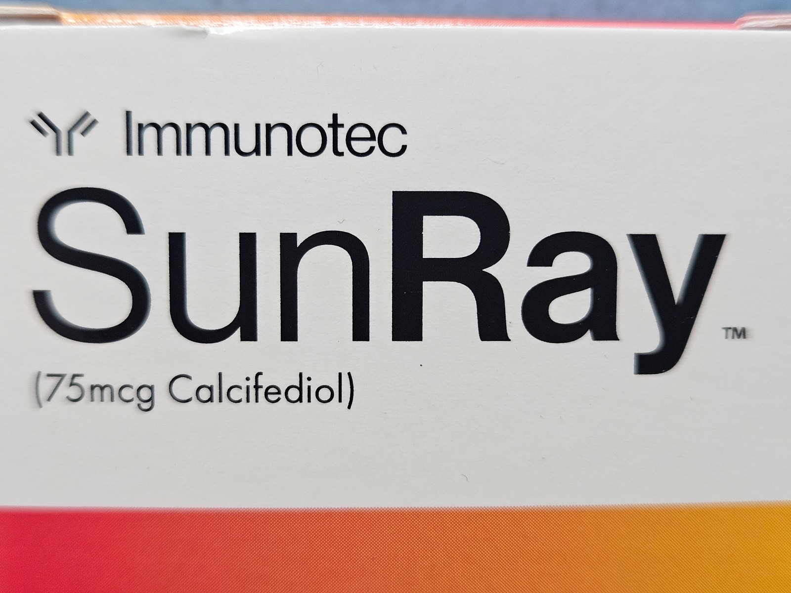Immunotec SunRay One Weekly Capsule – 4 Capsules – New & Sealed Exp 12/2027