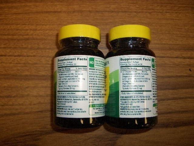 Spring Valley Mediterranean Oil of Oregano Extract 60 Softgels 2000 mg Exp 10/27