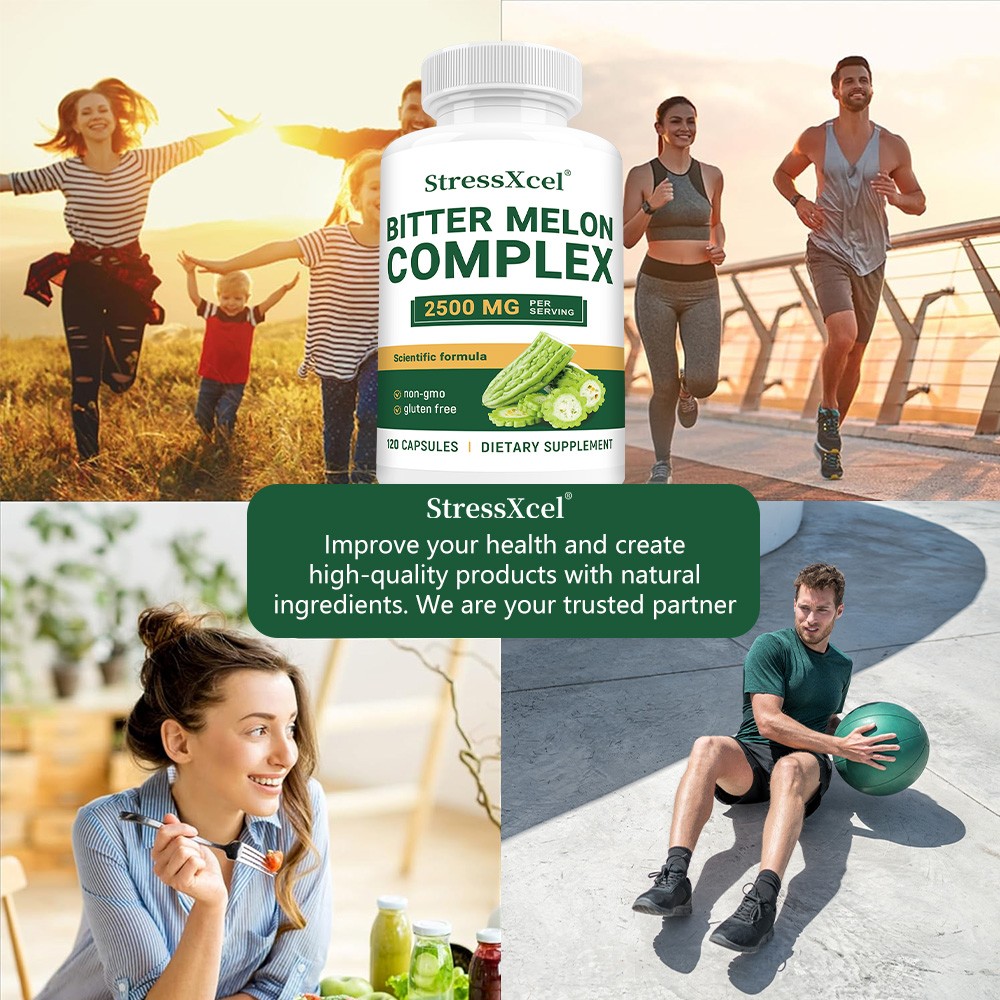 Bitter Melon Capsule 2500 Mg Skin Digestive Immune Health Gluten Free Supplement