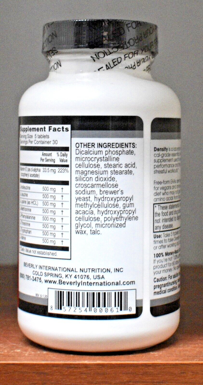 Beverly International Density 150 tablets Pharmaceutical-Grade EAA Supplement