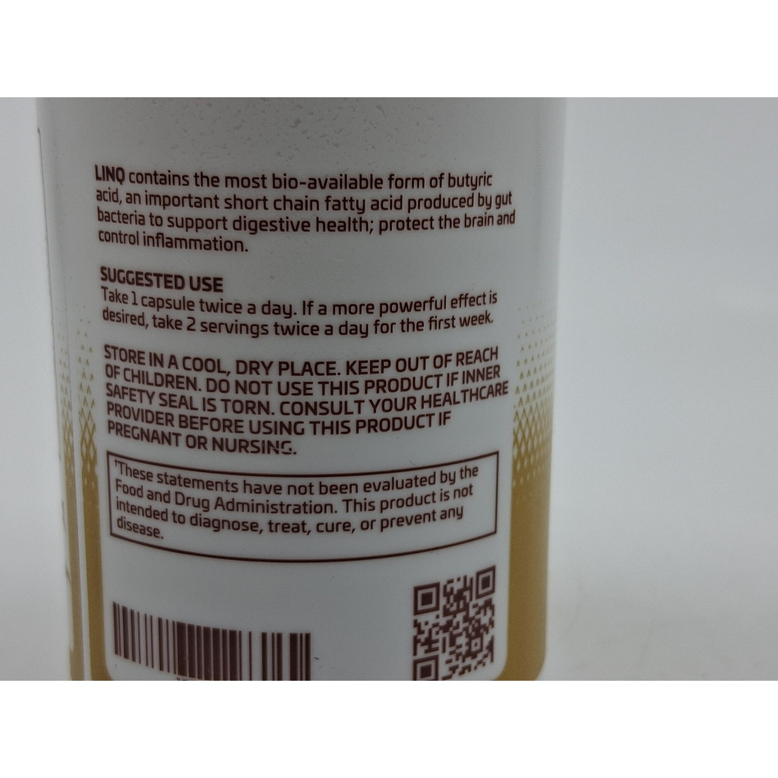 ActivZ Linq- Strengthens the Gut-Brain Connection 60 capsules SEALED EXP 10/2026