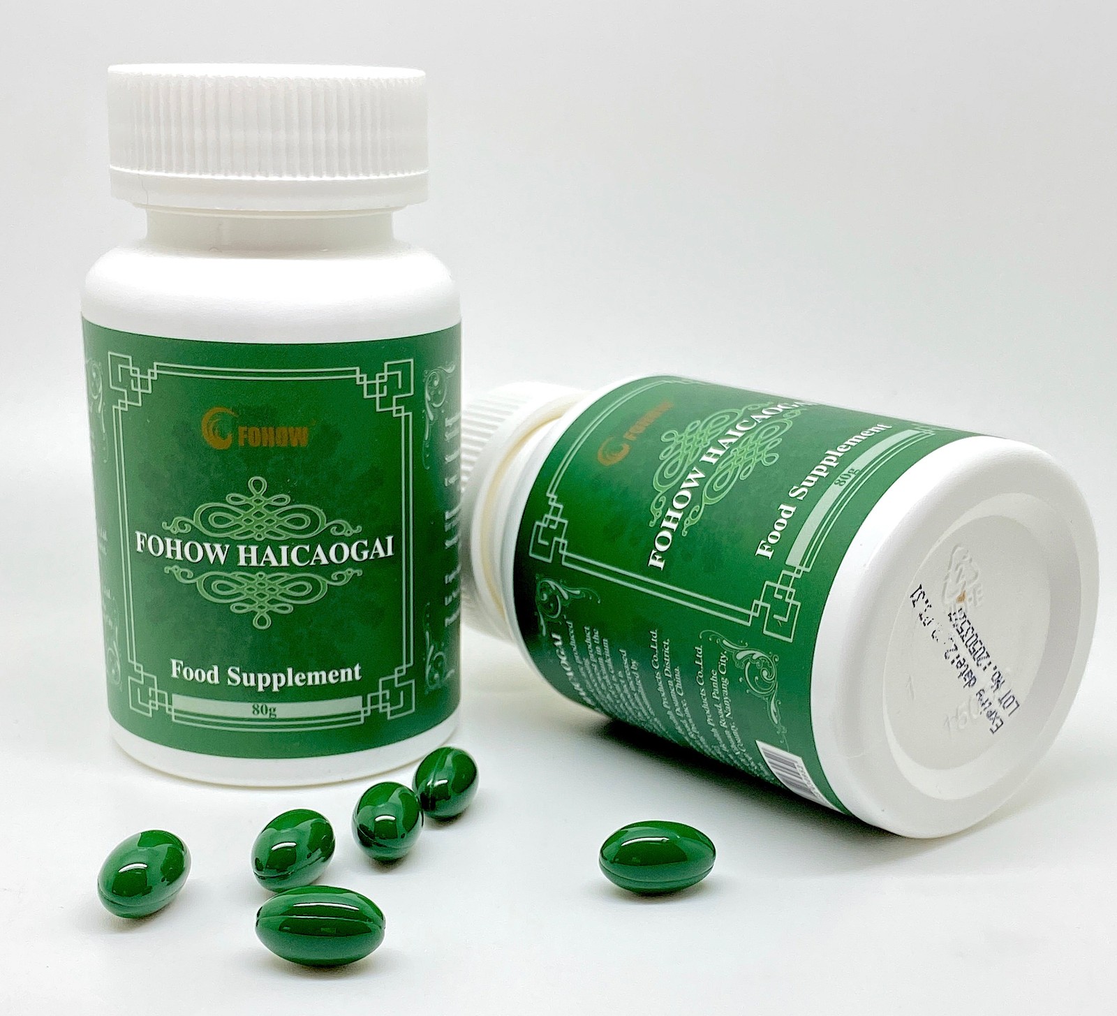 Fohow Haicao Gai Seaweed Calcium 100 Soft Capsules Marine Vegetarian Supplement