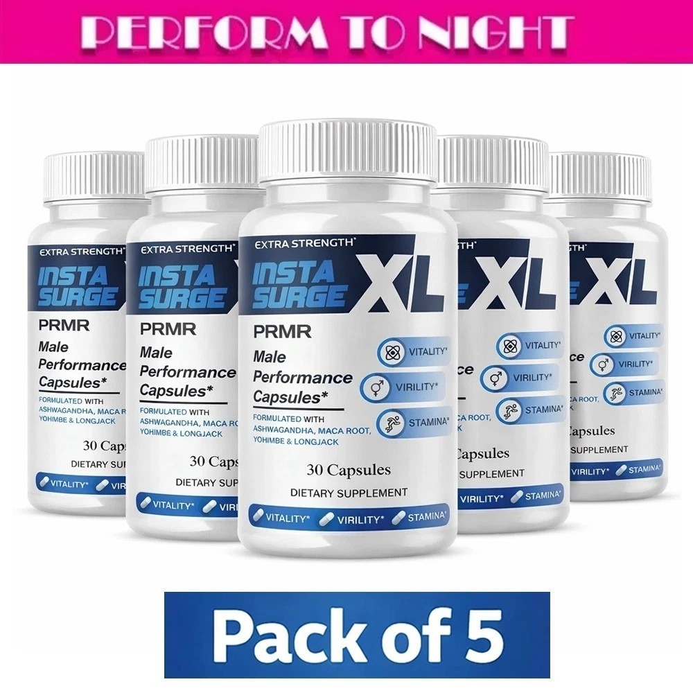 Insta Surge XL Performance, InstaSurgeXL Advanced Formula 30 Capsule X Pack of 5