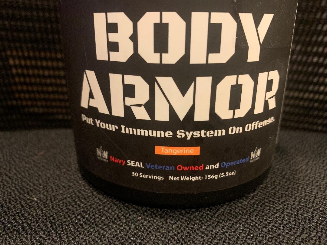 Naked Warrior Body Armor Immune System Booster, Tangerine, 5.5oz, BBY 10/2024
