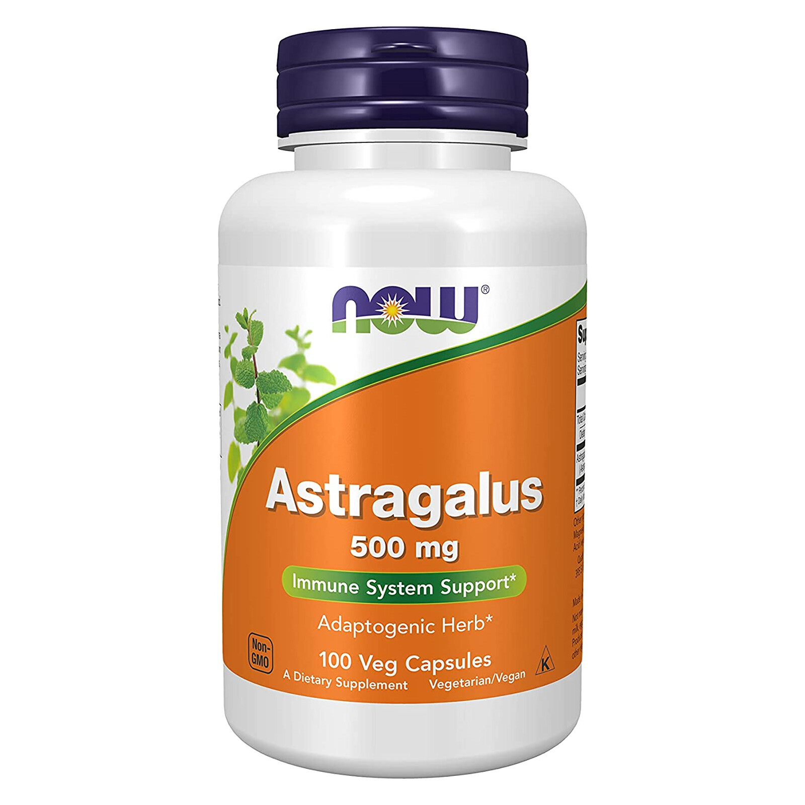NOW FOODS Astragalus 500 mg 100 Veg Capsules