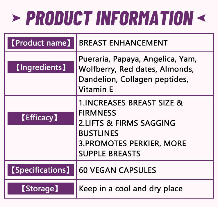 1Bottle of Female Butt Enlargement+1Bottle of Breast Enlargement Health Tablets