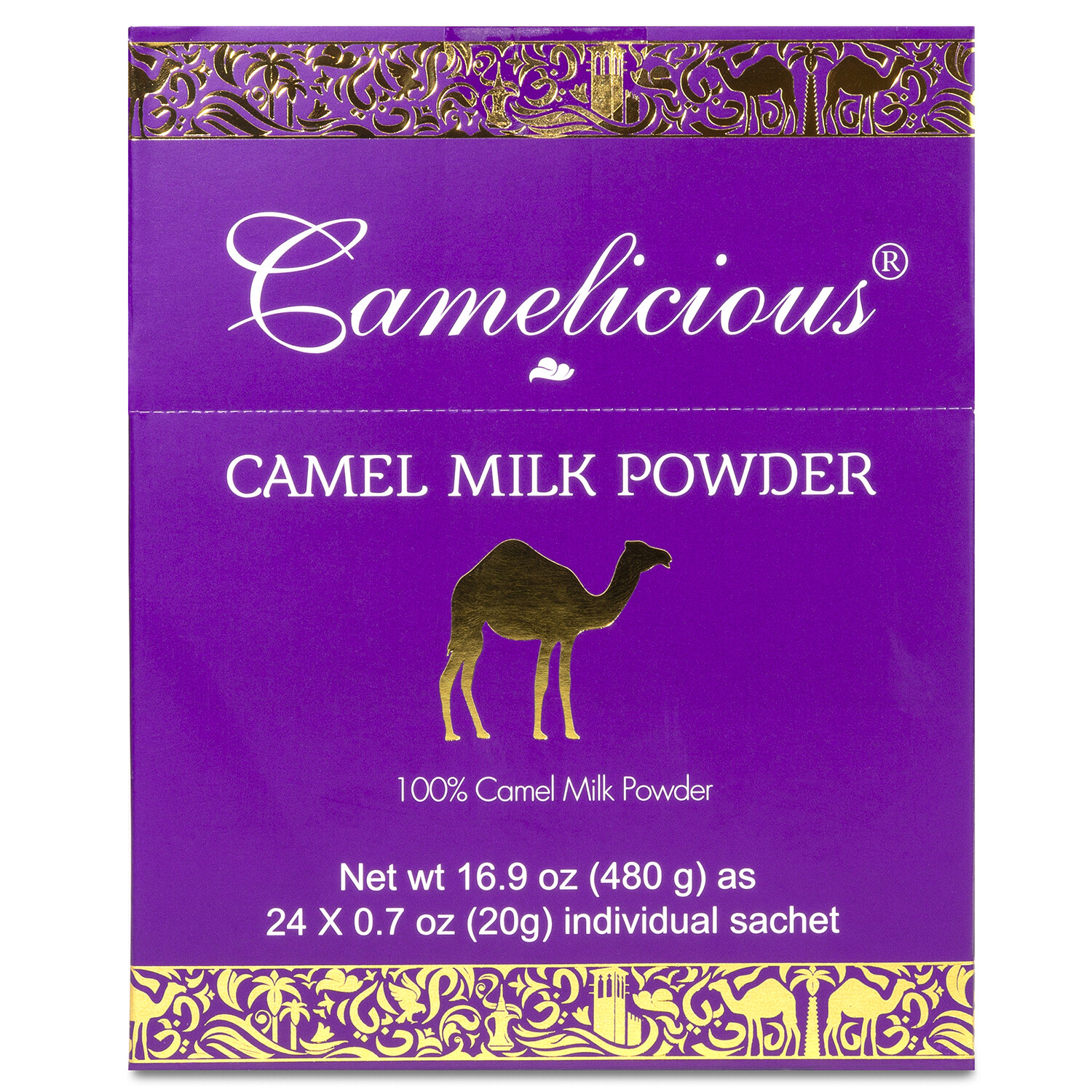 Camel Milk Powder Camelicious 1 Box 100% Natural – 24 sachets x 20g (480g) HALAL