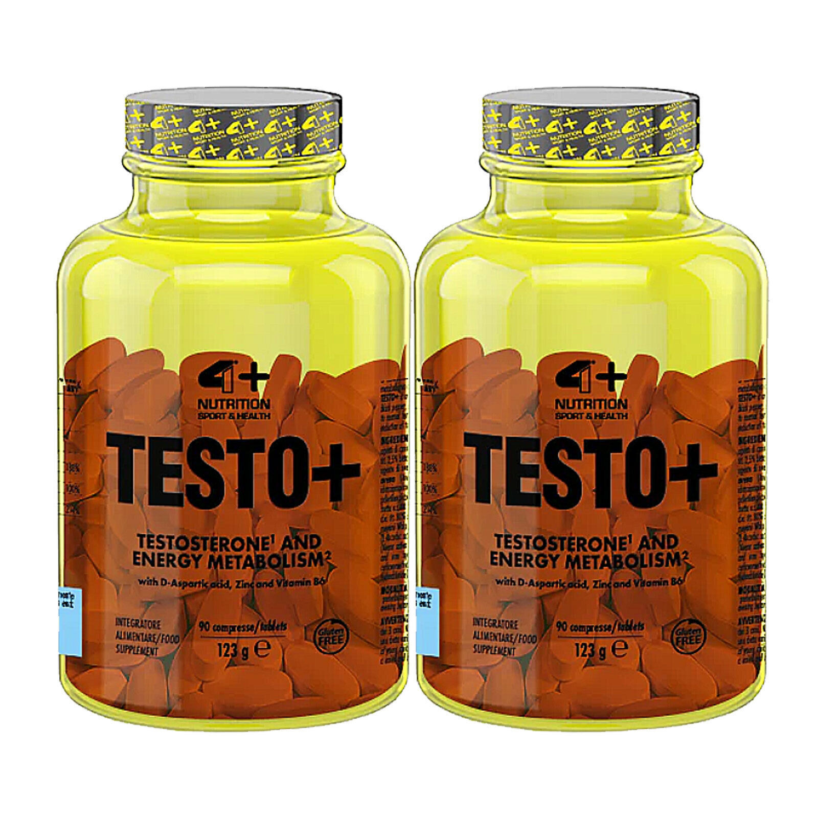 4+ NUTRITION TESTO+ 90 TABLETS – Natural testosterone booster sports nutrition