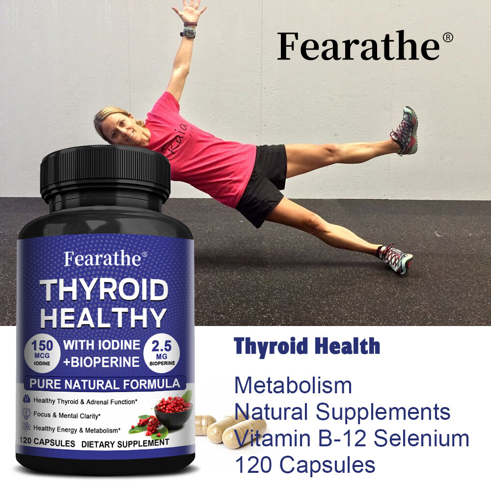 THYROID HEALTHY Boosts Metabolism Lose Weight Staying Alive 30-120 Capsules