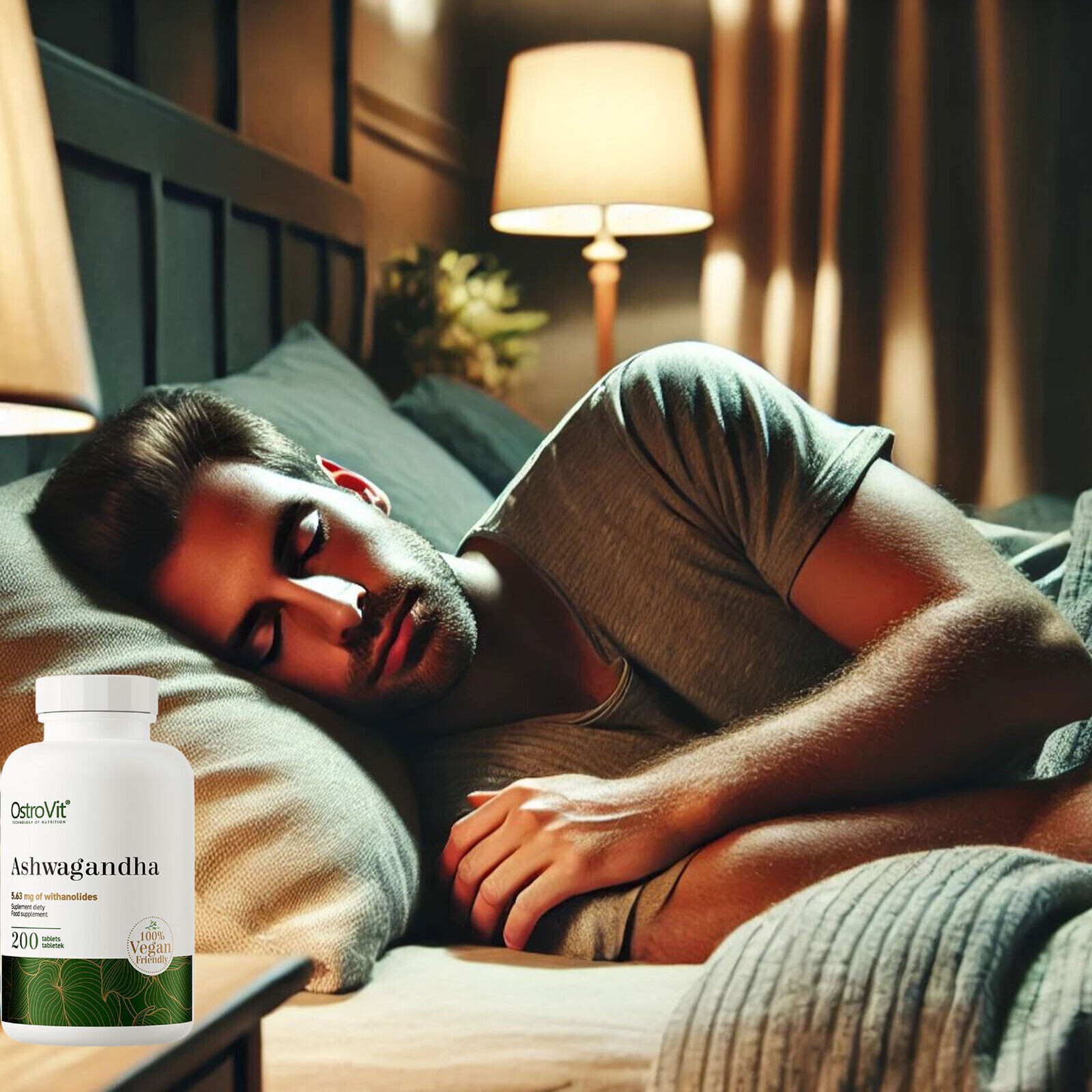 ASHWAGANDHA 200 Vege Tablets – Reduces stress, heart health, thyroid function