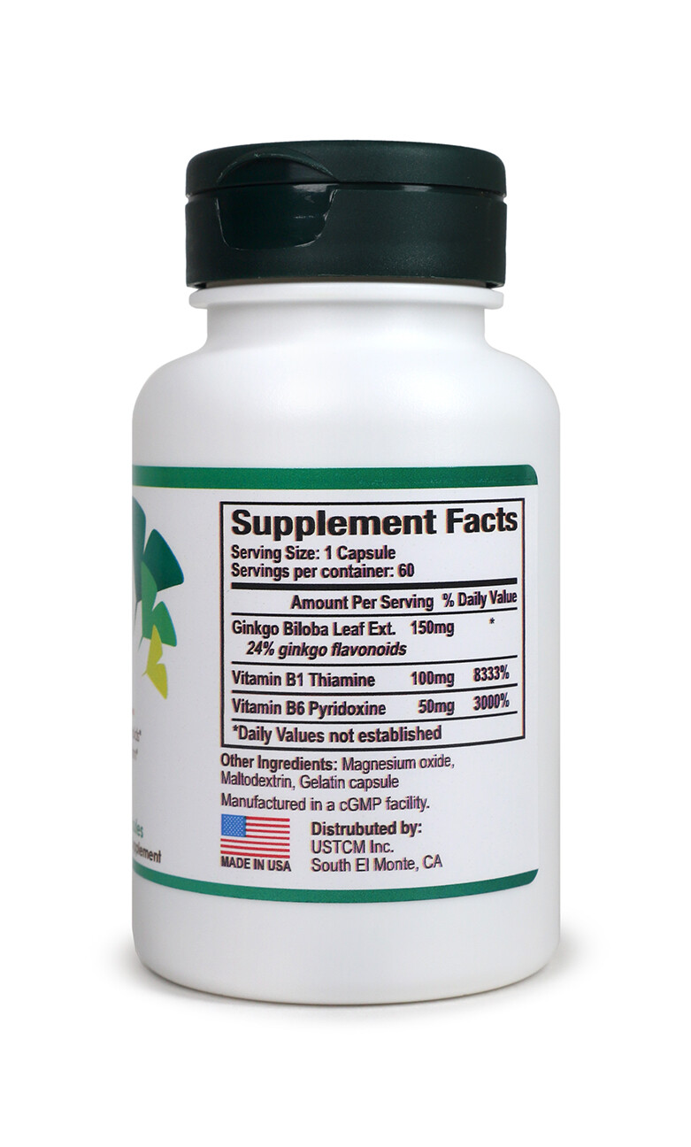 Ginkgo Biloba – Support Mental Health 60 Capsules