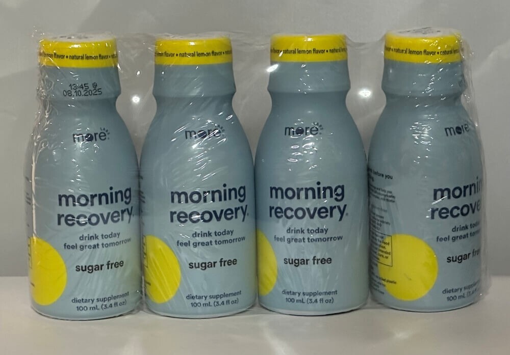 Morning Recovery Sugar Free Lemon Electrolyte & Milk Thistle Drink 4-Pk 40% OFF