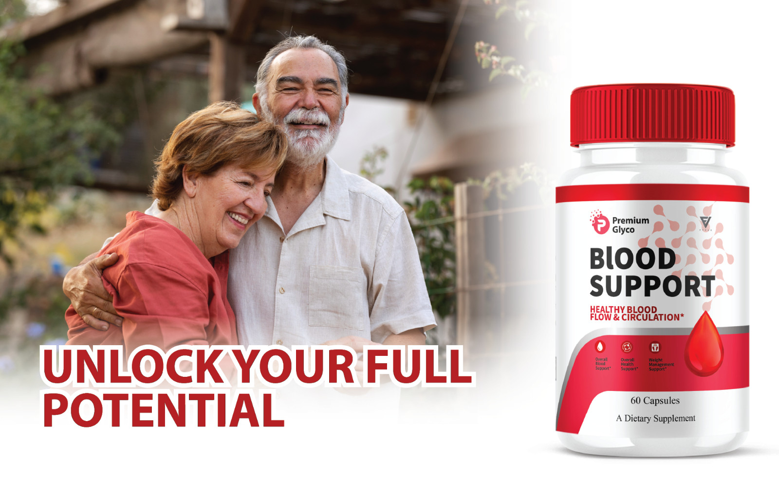 (2 Pack) Premium Glyco Blood Support Supplement, PremiumGlyco (120 Capsules)