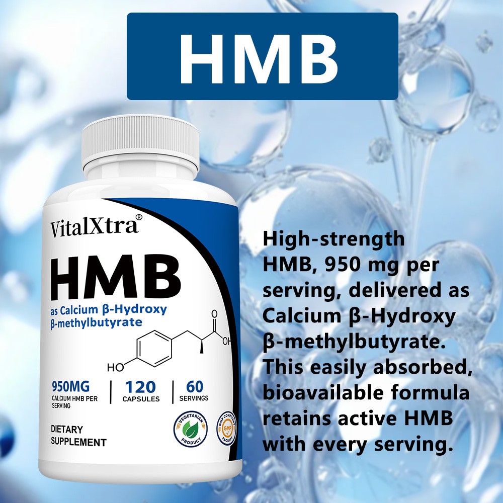 Calcium β Hydroxy β Methylbutyrate Capsules Enhance Protein Synthesis 30-120 CT