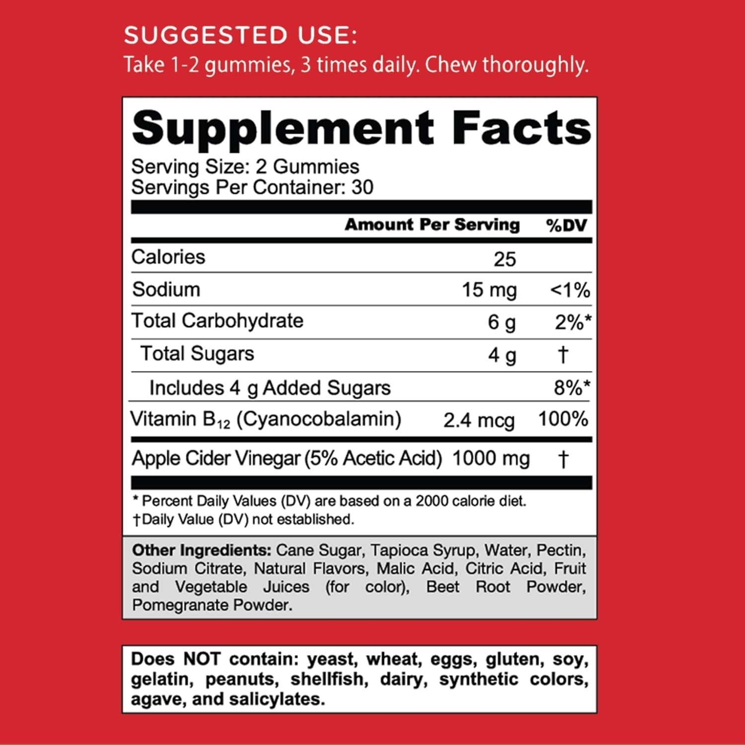 Goli Apple Cider Vinegar Gummies – Worlds First ACV Gummy with Vitamin B12