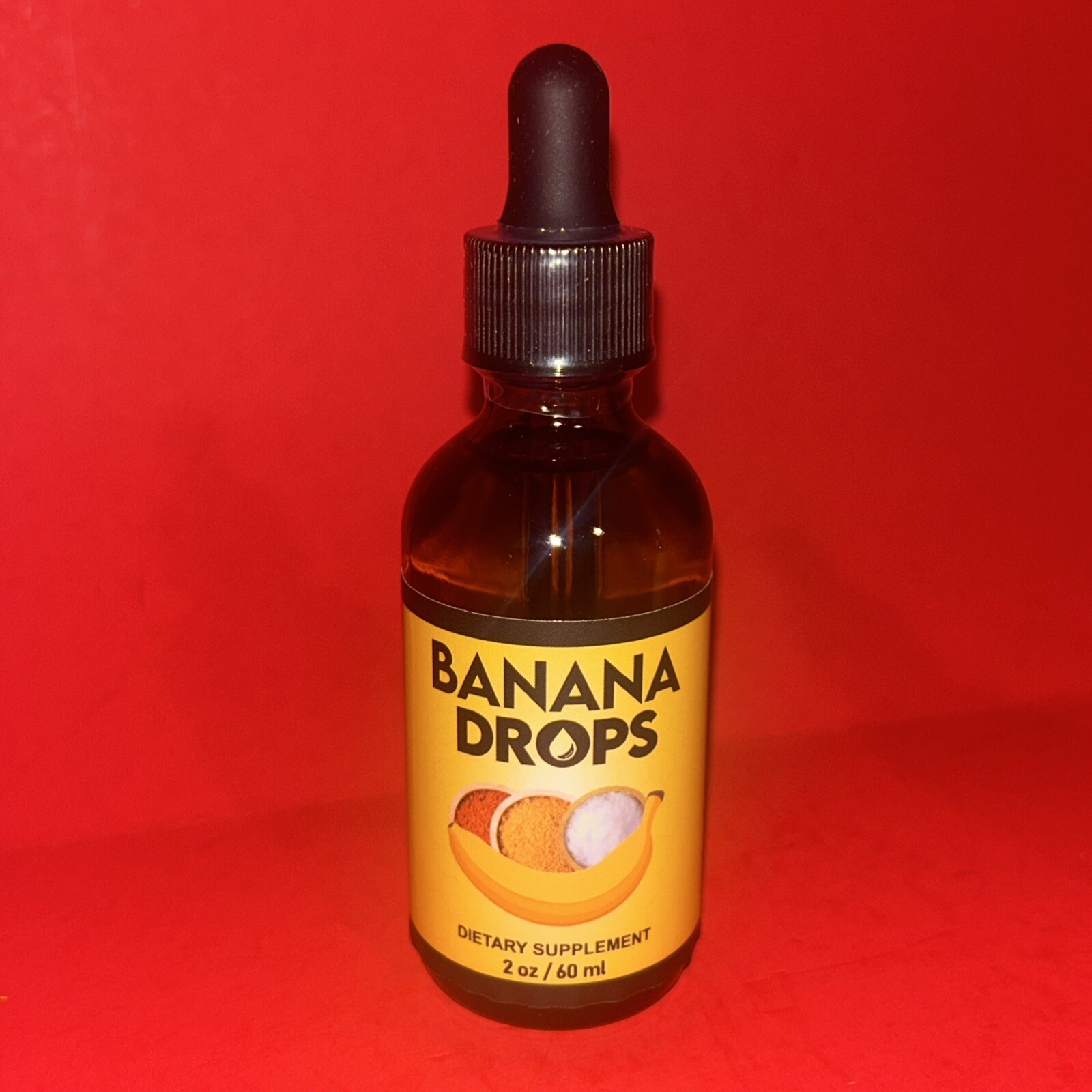 Banana Drops Weight Loss Liquid Supplement 2 oz (Lot of 2)
