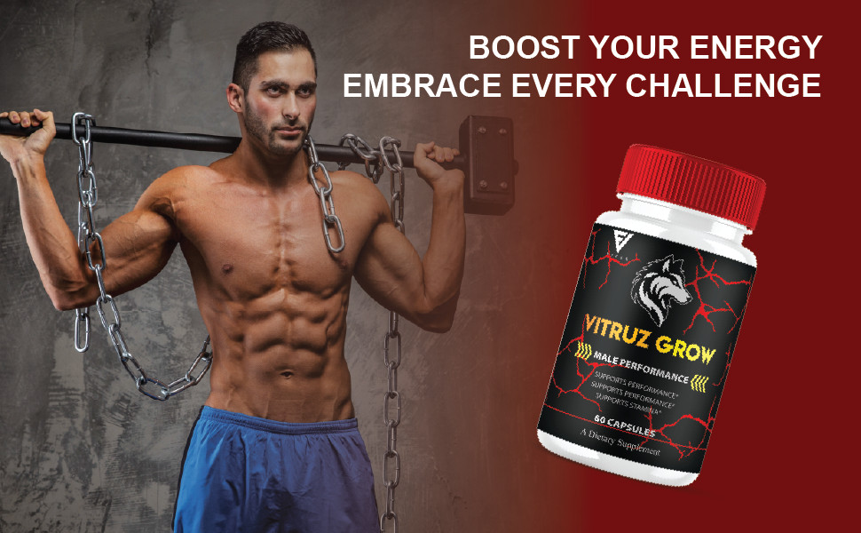 (2 Pack) Vitruz Grow Supplement, VitruzGrow Max Strength Capsules (120 Capsules)