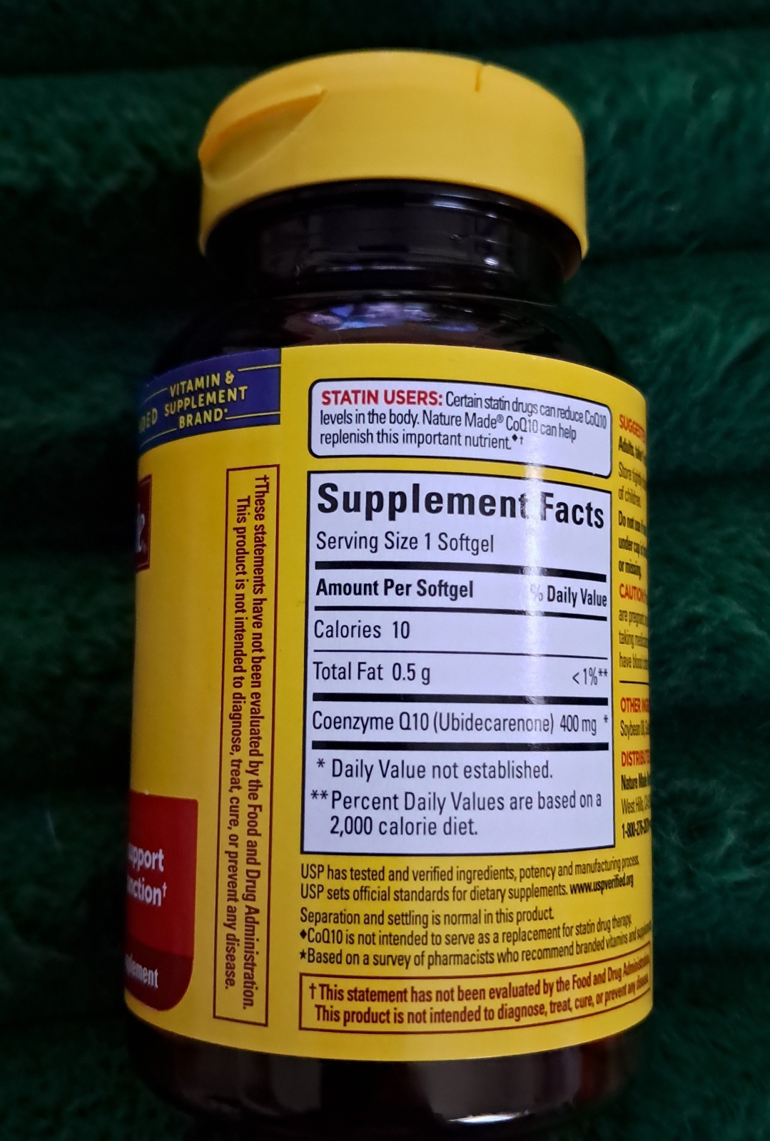 Nature Made CoQ10 400 mg 40 Softgels Heart Function & Antioxidant Support