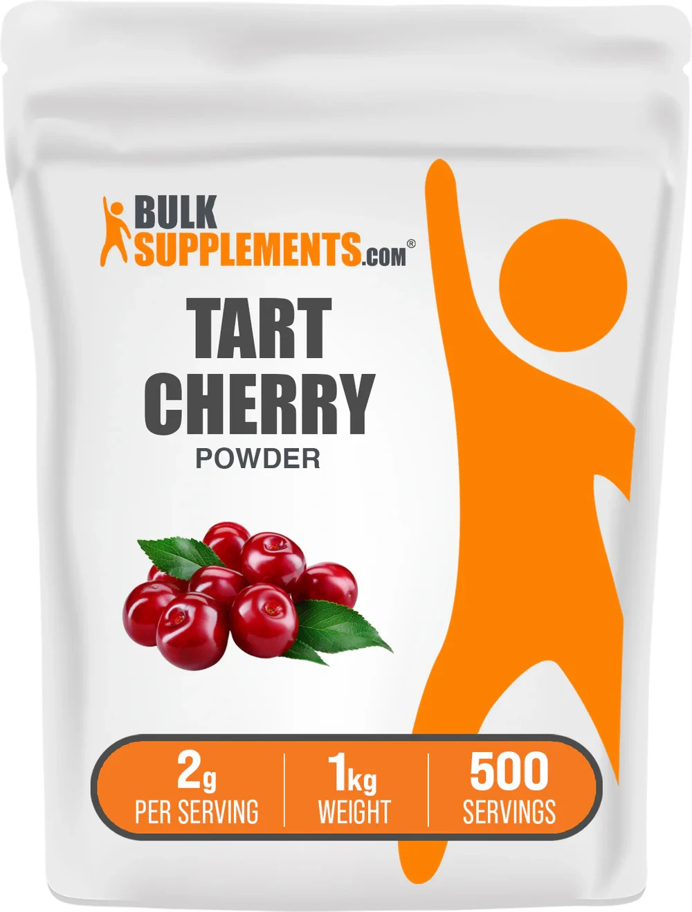BulkSupplements Tart Cherry Powder – 1 kg (2.2 lbs)