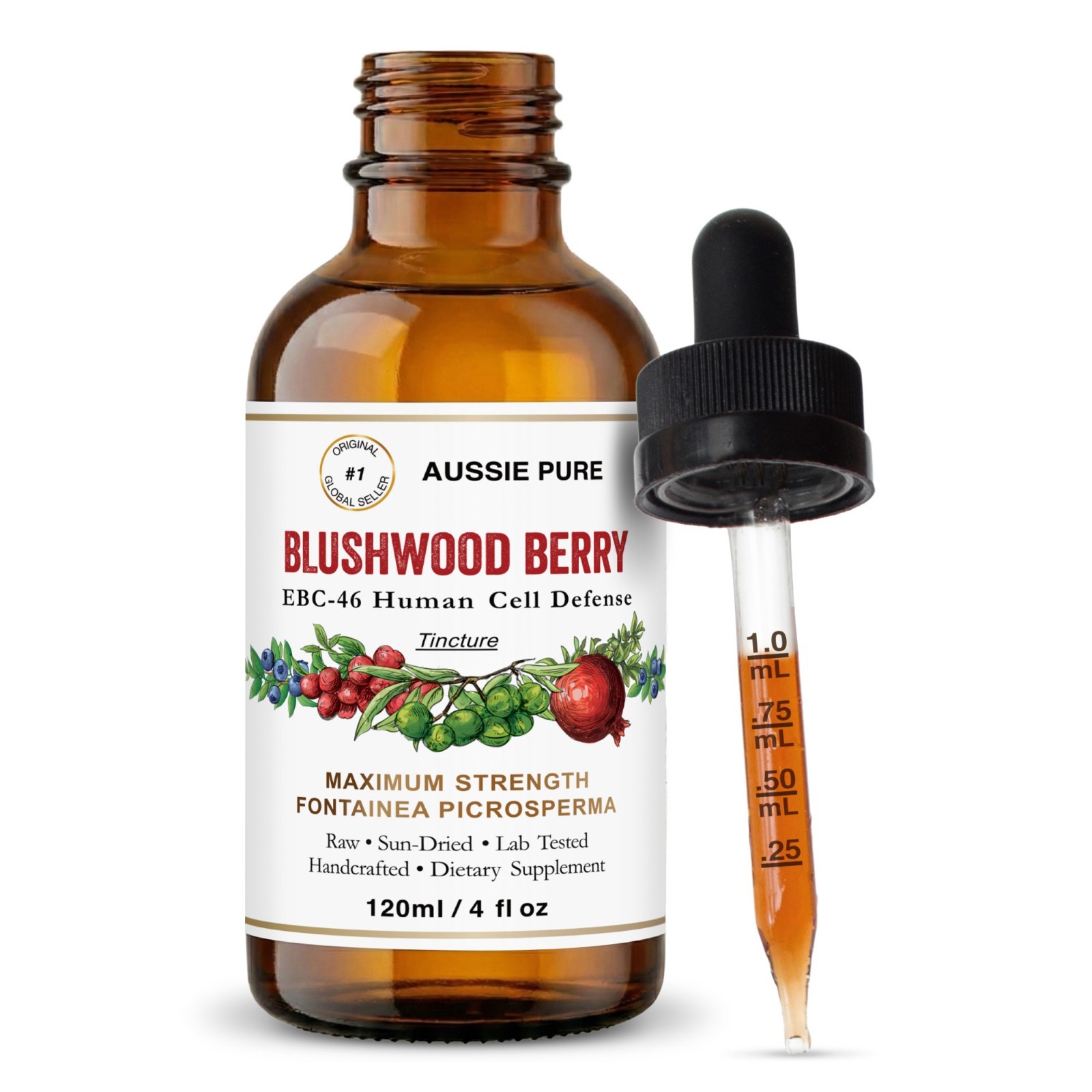 Aussie Pure Blushwood Berry EBC-46 Human Therapy Maximum Strength Tincture