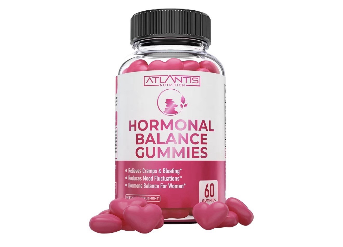 Atlantis Nutrition Hormonal Balance 60 Gummies Exp 07/2027 (T-55)