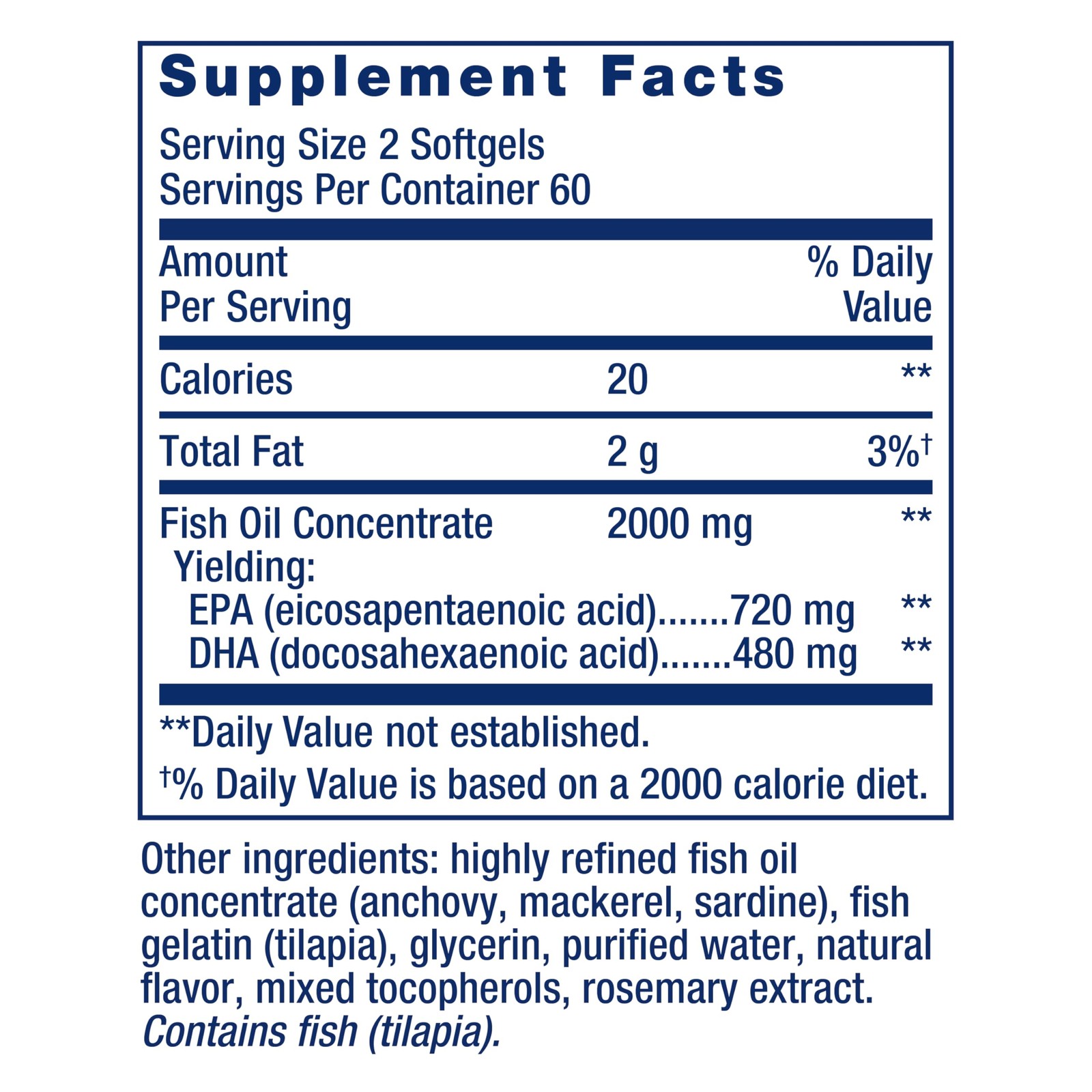 Life Extension Mega EPA/DHA, Omega-3 Fatty 120 Count (Pack of 1), Dark Brown