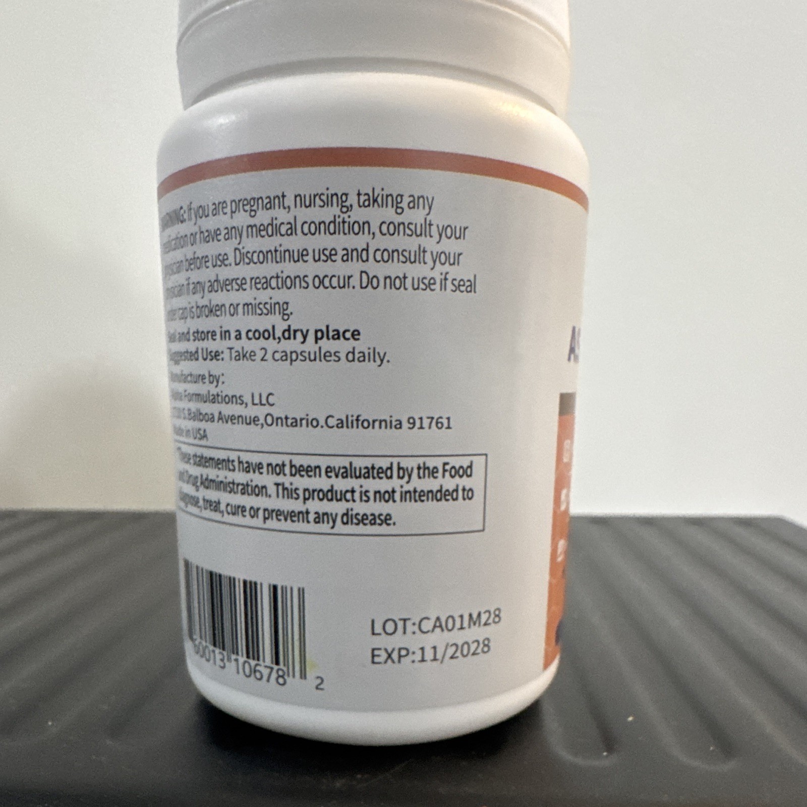 Cunkara L-Theanine 300mg + GABA Ashwagandha 5-HTP L-Tryptophan Caps 60