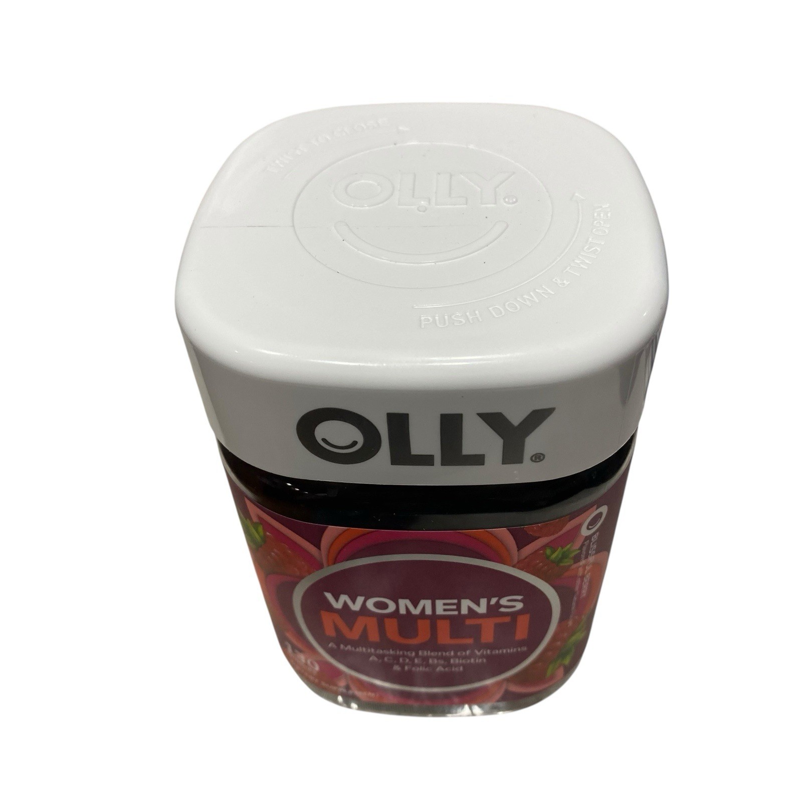 OLLY Women’s Multi Vitamin Gummies with Biotin, Blissful Berry 130 ct. Exp 07/26