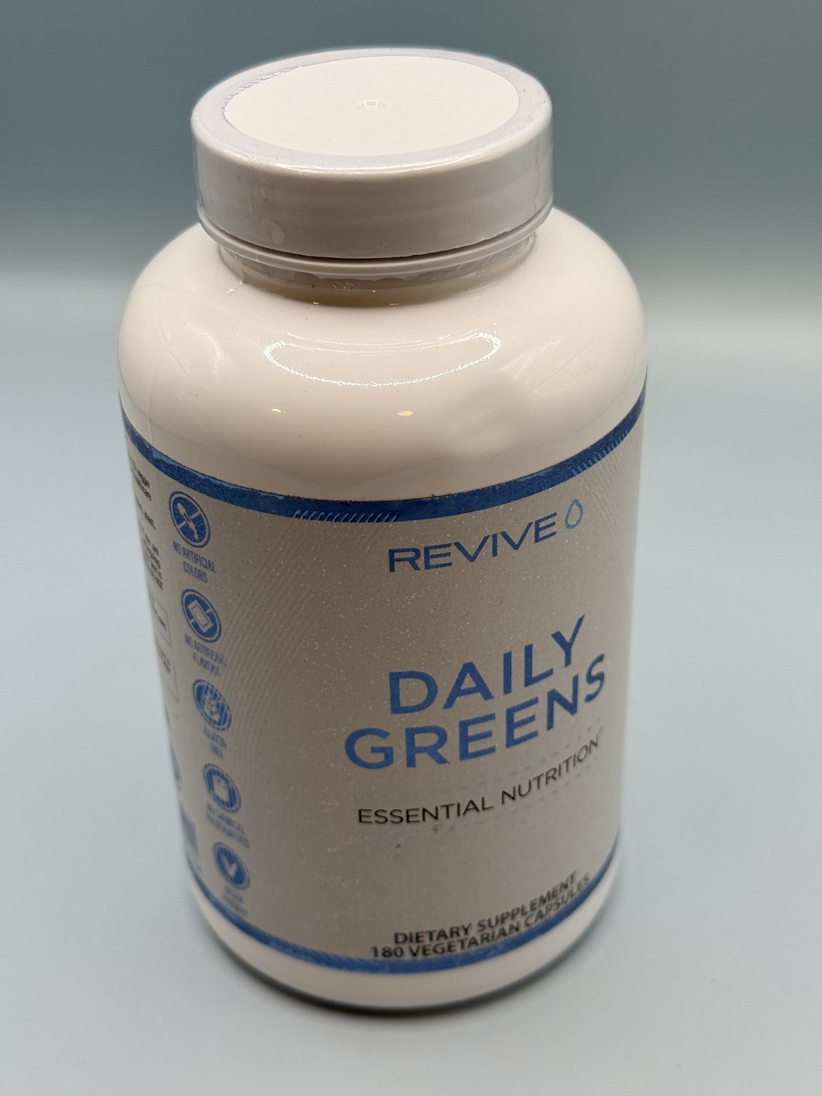 Revive Daily Greens Essential Nutrition 180 Vegetarian Capsules Exp 05/26