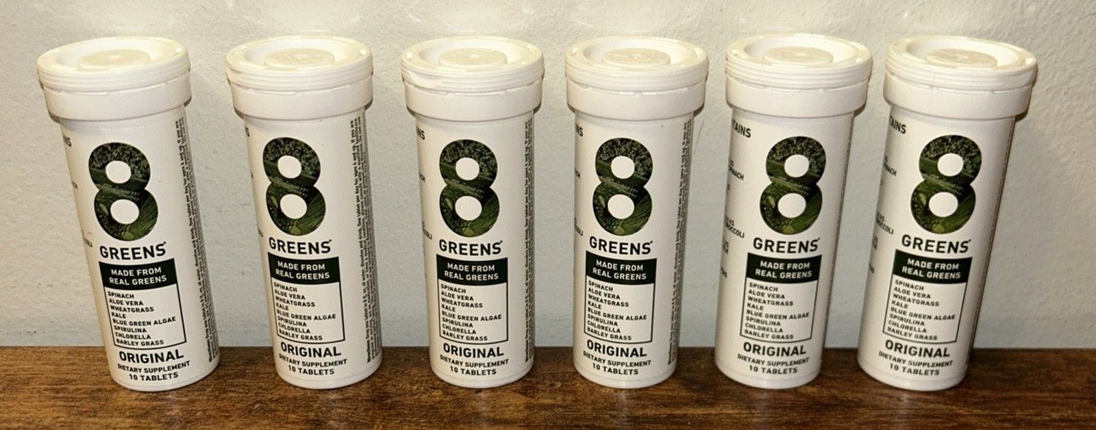 8 Greens Original 10 Tabs, Set of 6, Expires 1/2028