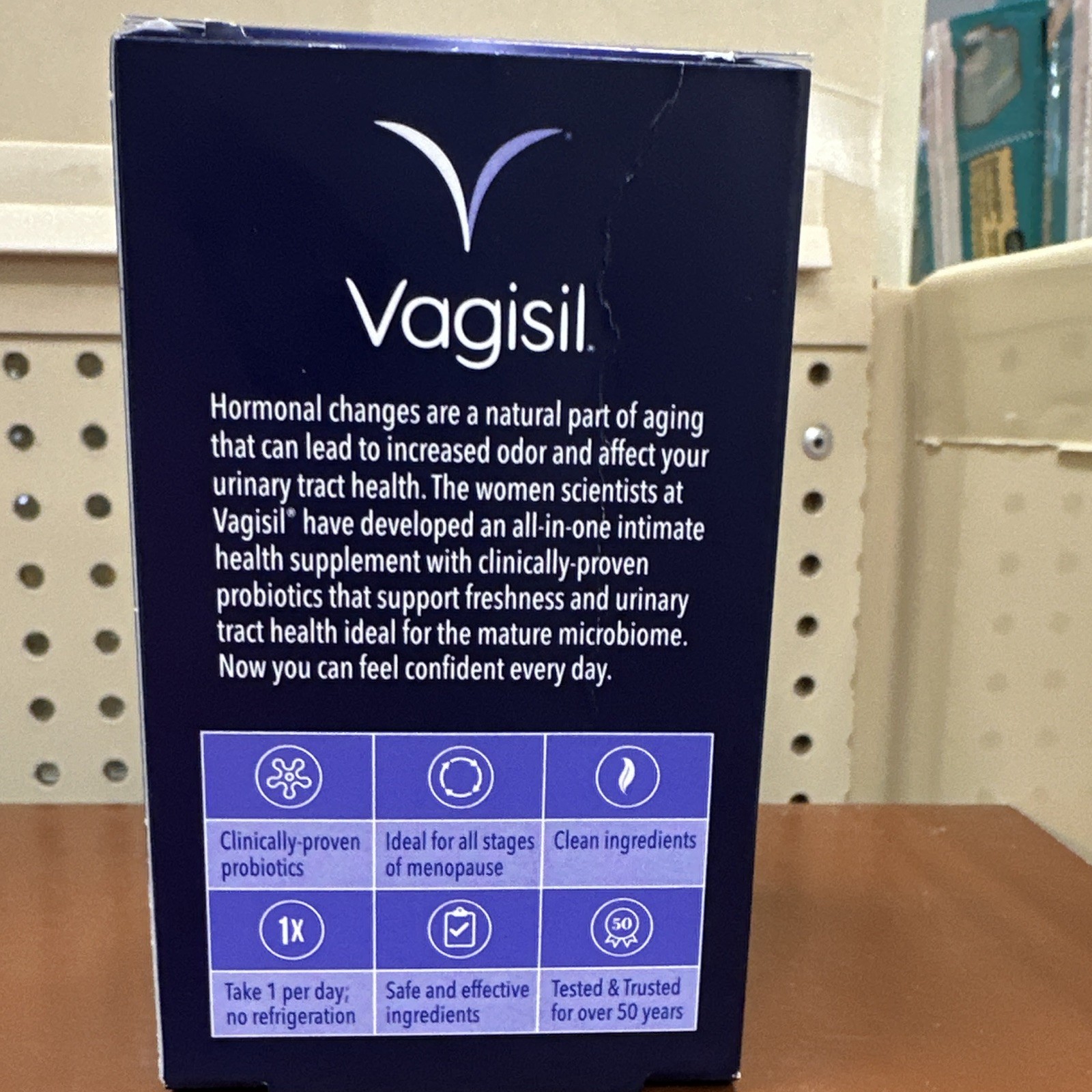 Vagisil Probiotic Menopause & Urinary Tract Support Capsules 400mg 30ct