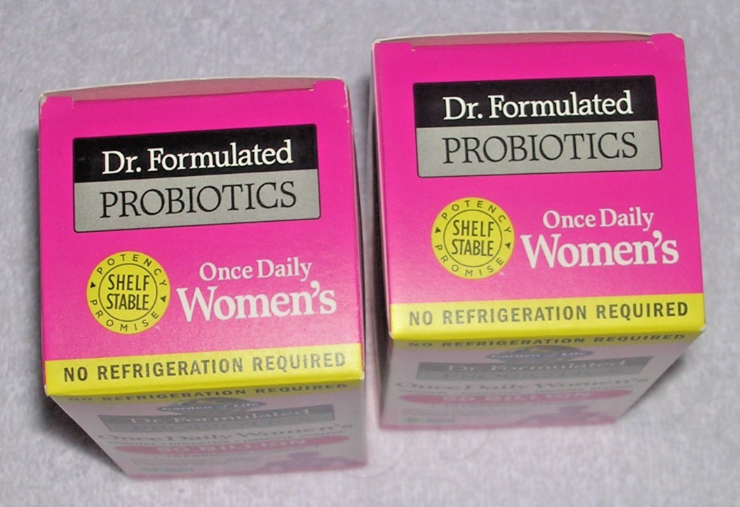 Set f 2 Once Daily Women’s Probiotic 50 Billion 60 Capsules 16 Strains 11/26 Lot