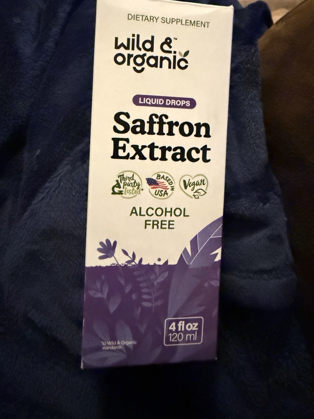 Wild & Saffron Supplements Mood Focus Eye Support Extract Liquid Drops 4 fl oz