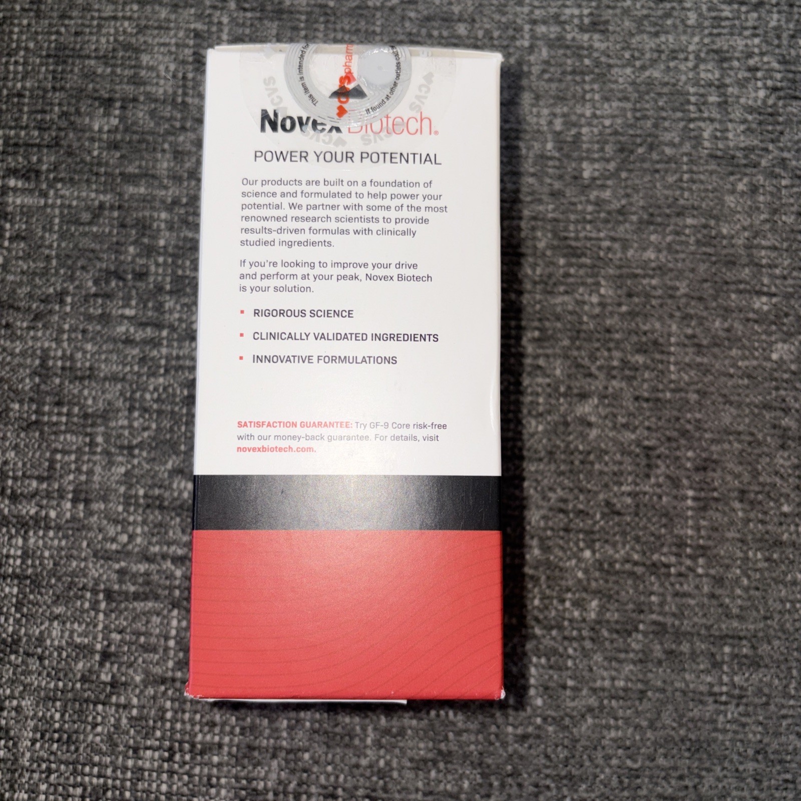 New Novex Biotech GF-9 Booster Increase Energy 120 Dietary Supplement Exp:2/2027
