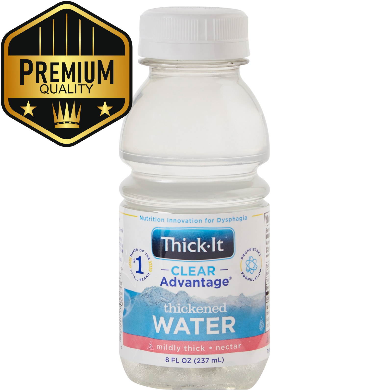 Thick-It Clear Advantage Thickened Water Unflavored 8 oz Bottle Case of 24
