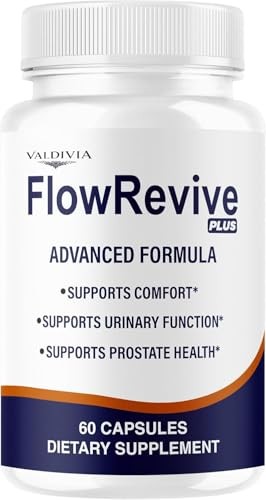 Flow Revive Plus Prostate Urinary Support Men Supplement Capsules 1 Pack 60Ct