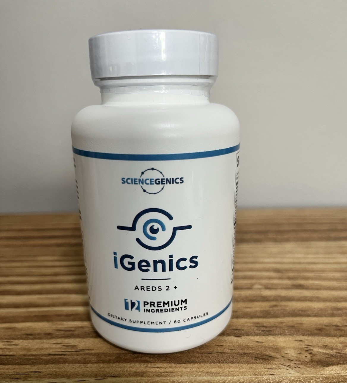 ScienceGenics iGenics AREDS 2+ Eye Health Supplement 60 Veggie Capsules