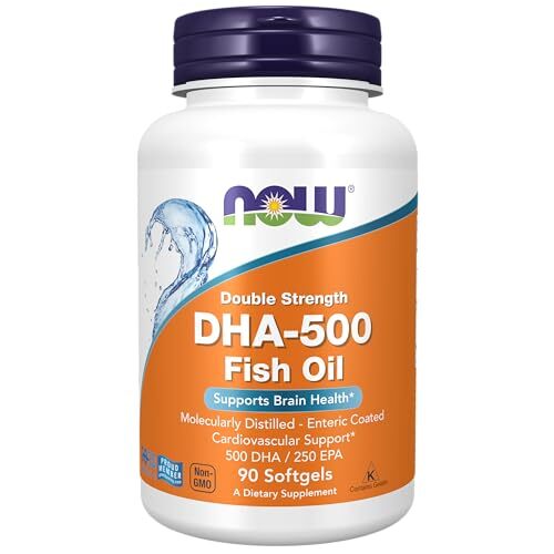 NOW FOODS DHA-500 Double Strength 90 Softgels
