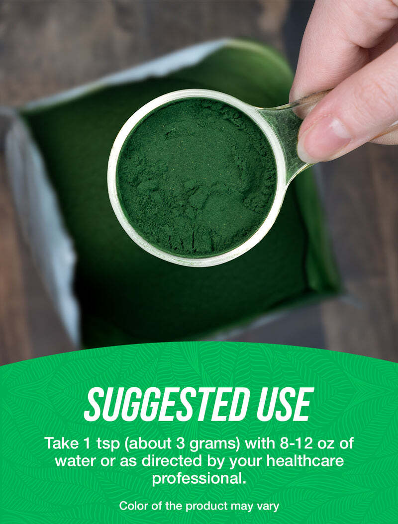 BulkSupplements USDA Organic Spirulina Powder – Vegan & Gluten-Free